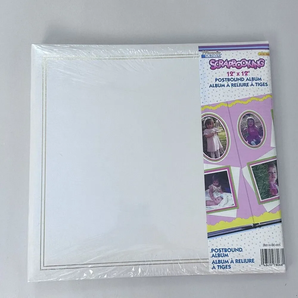 Memories Forever Postbound Álbum Scrapbooking With Pages Vintage 12 X 12 New NOS